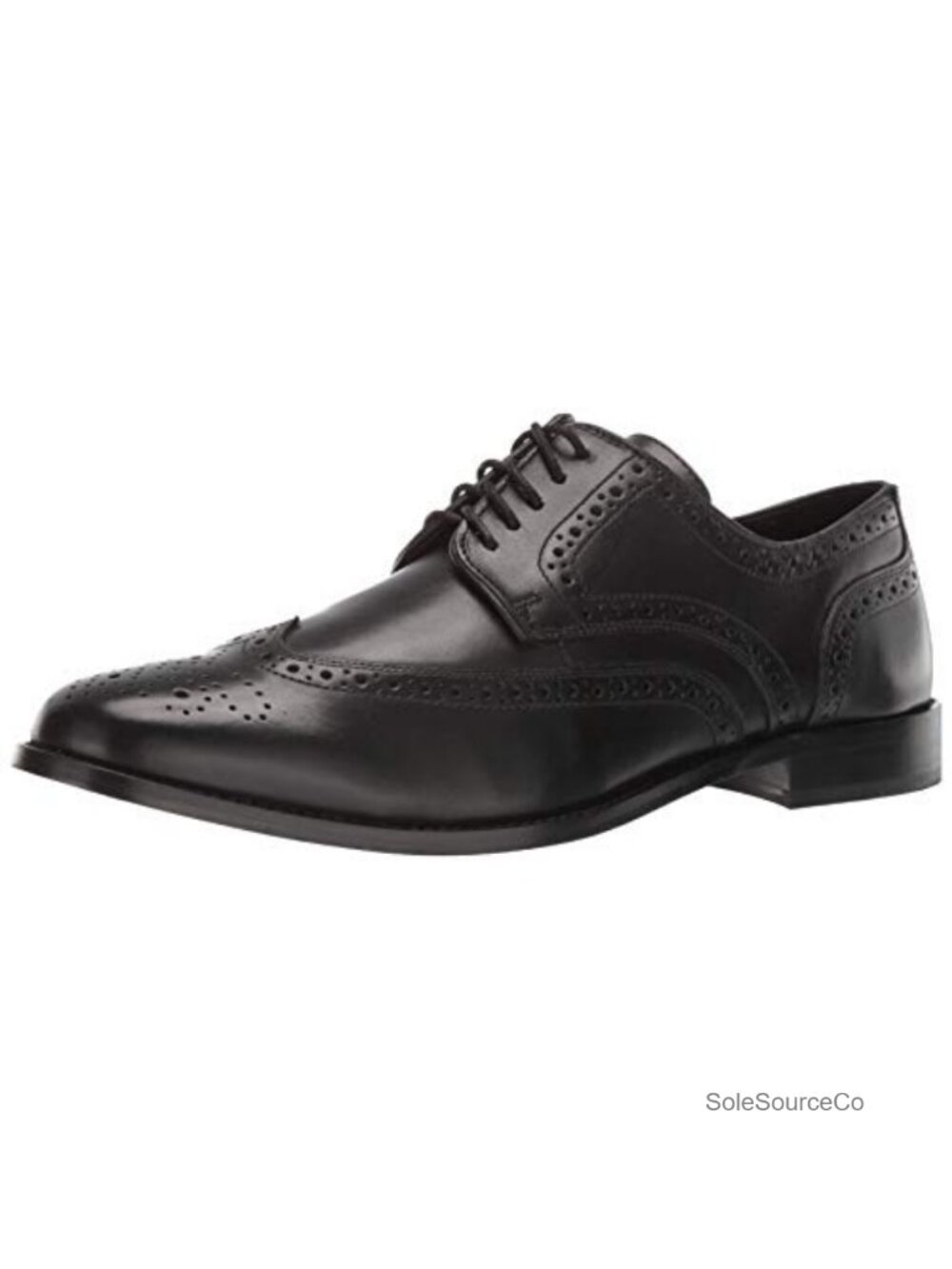 Wingtip Oxford Dress Casual Lace-Up with Gel Footbed and Medallion Toe